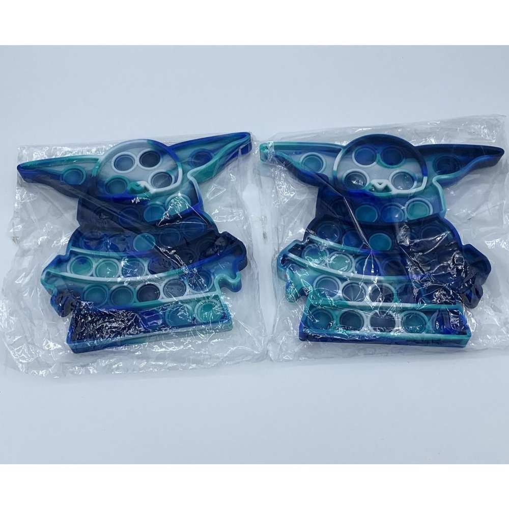 Pop Bubble Sensory Toy Fidget Toys, Stress Relief Toys, BLUE 2 Count